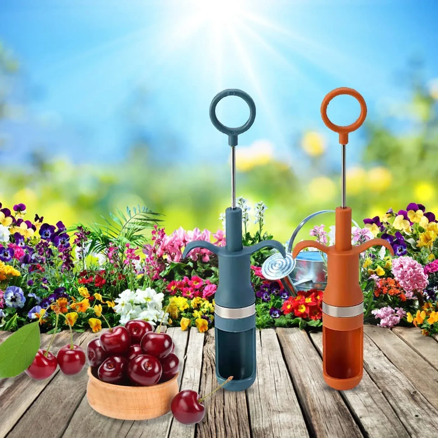 Cherry Pitter Tool, One Hand Operation Cherry Corer Pitter Remover Tool (1pc) - Detailed Feature View 2