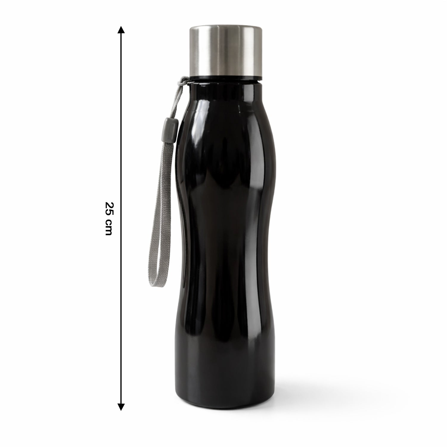 Stainless Steel Water Bottle with Carry Strap 600 ML - Detailed Feature View 5