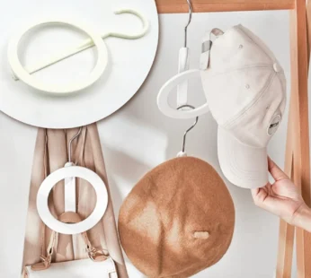 Plastic Circle Hanger for Hats, Towels & Bags (1 Pc)