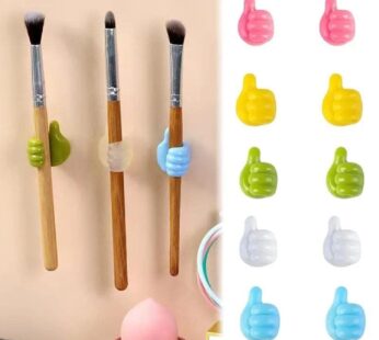 Thumb Cable Clips, Multi-Color Cord Organizer for Home, Office, Car (10 Pc Set)