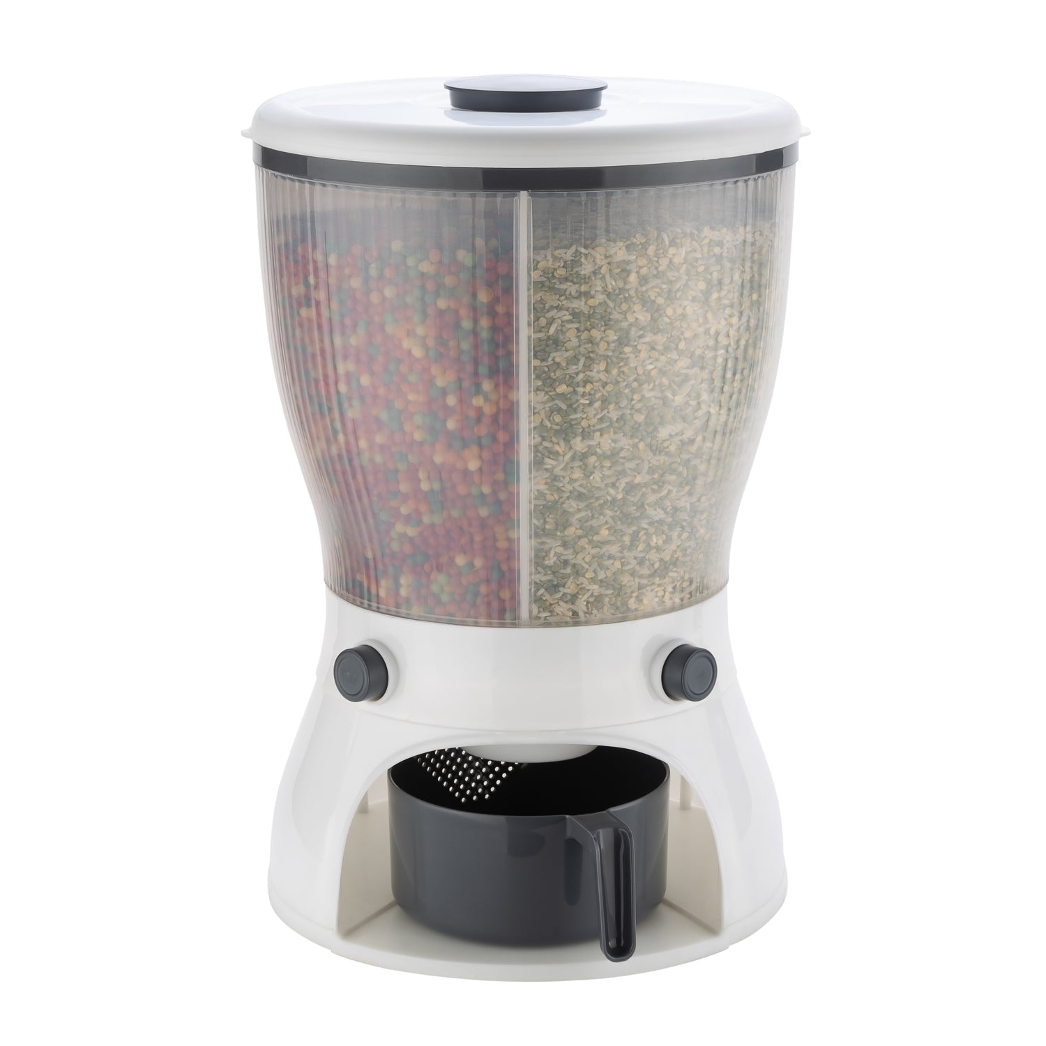 Premium 4-in-1 10L Rice & Grain Storage Dispenser - Buy Online at Alikart