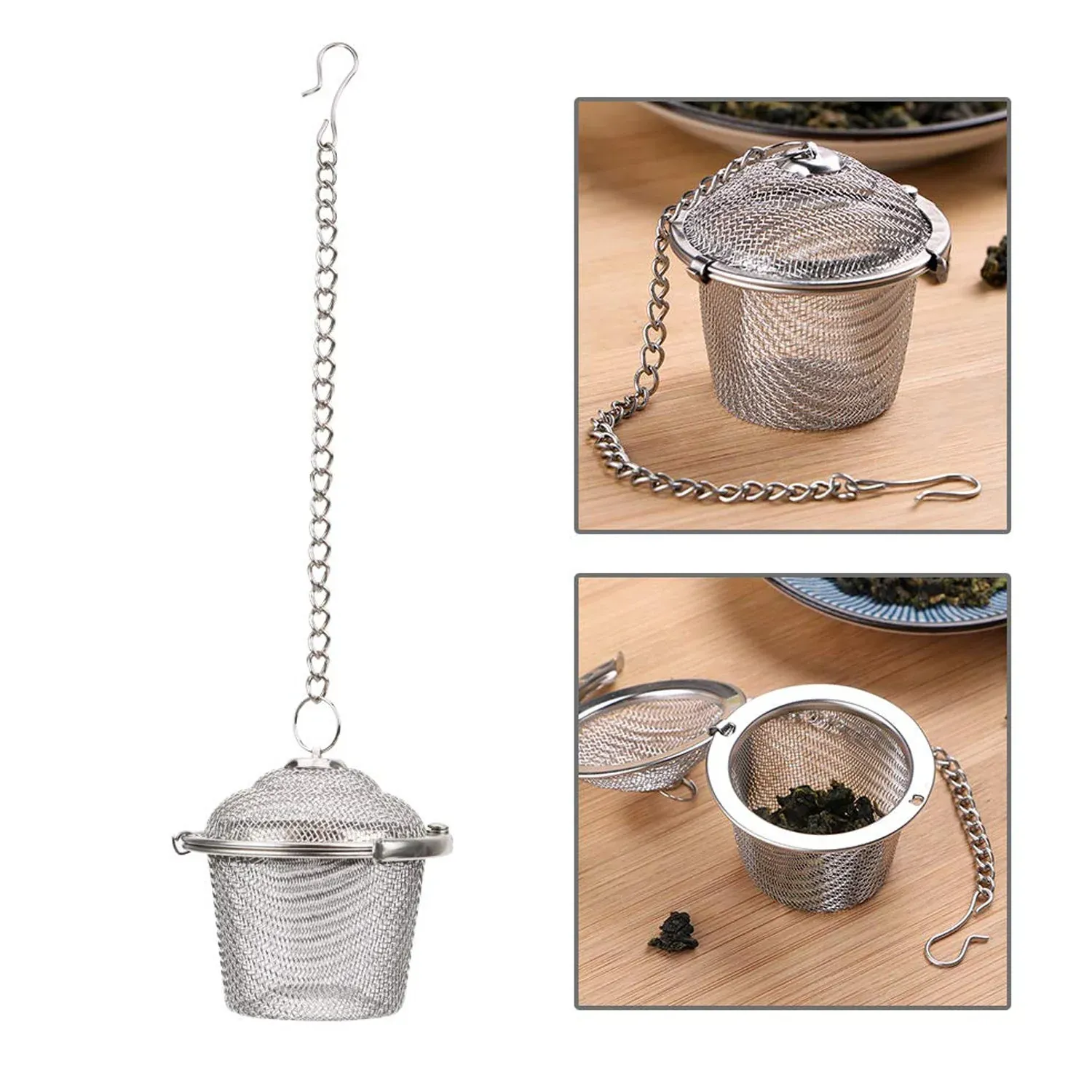 SS Easy Tea Filter for Filtering Tea in Household and Official Kitchen Use - Detailed Feature View 9
