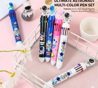 10 Colors Astronaut Ball Pen (Pack of 2) – Amazing Multi-Color Shuttle Pen