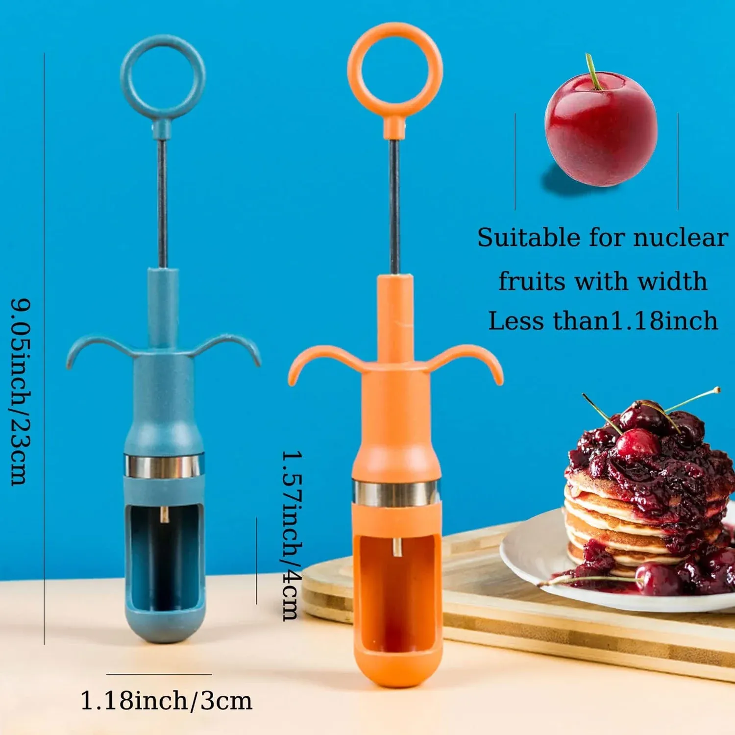 Cherry Pitter Tool, One Hand Operation Cherry Corer Pitter Remover Tool (1pc) - Detailed Feature View 5