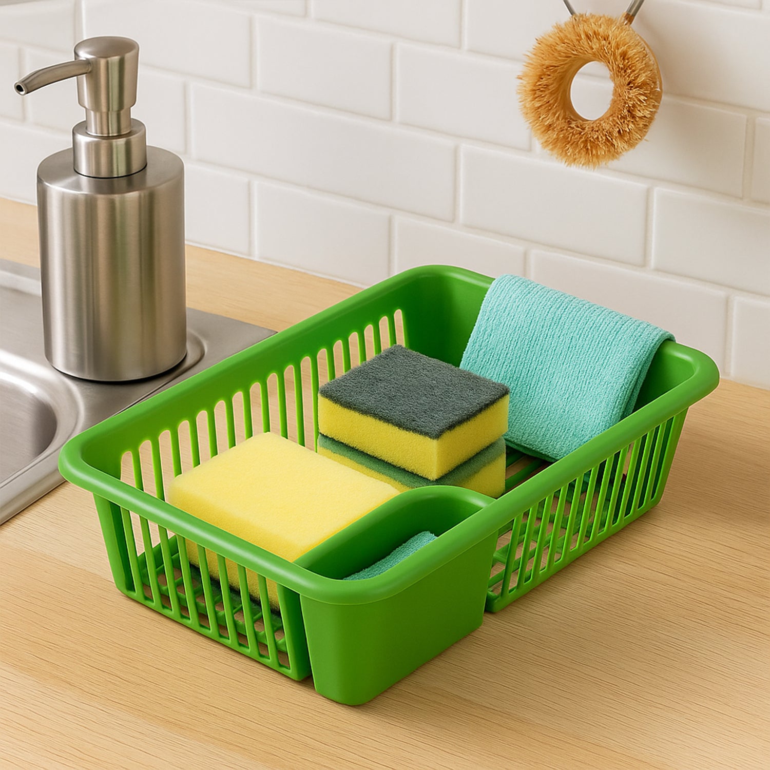 Premium Multipurpose Plastic Kitchen Basket for Vegetables Fruits WashingOrganizer 43×30 cm - Buy Online at Alikart