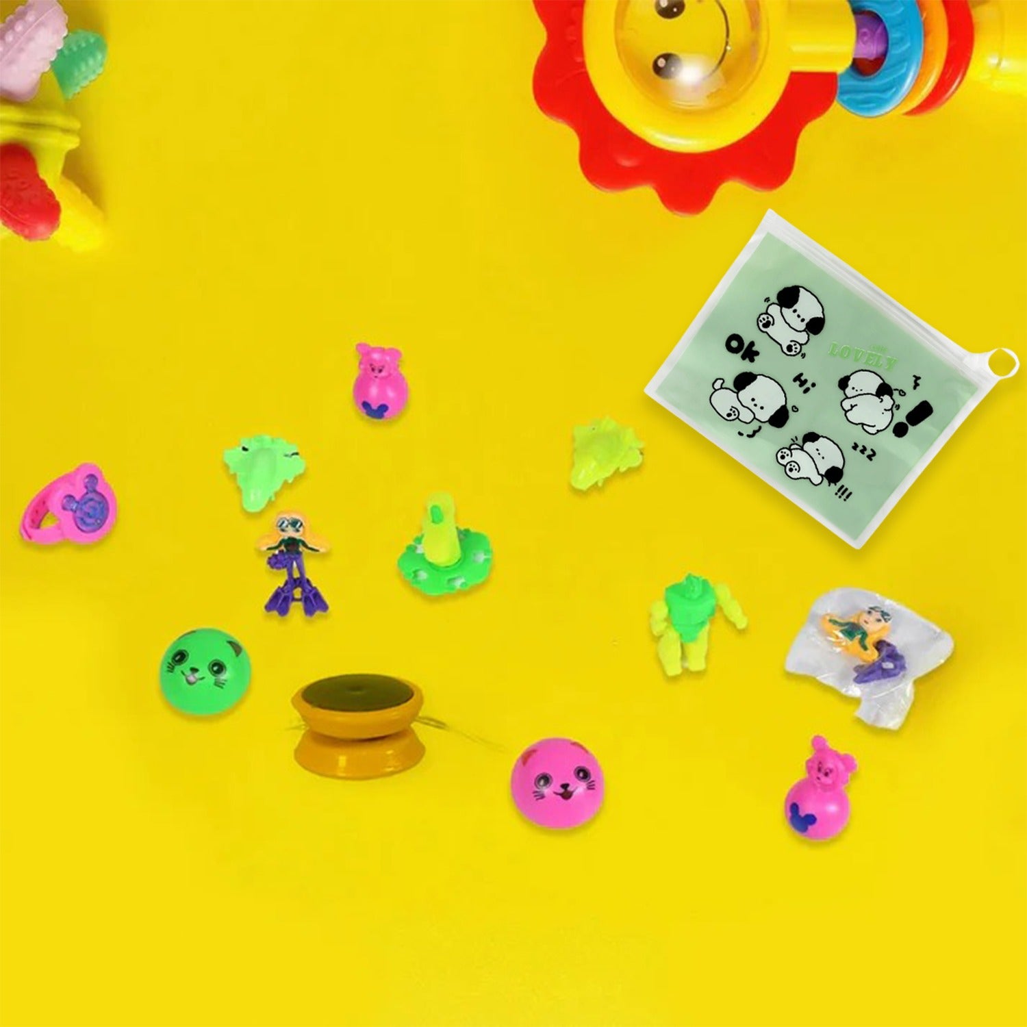 Premium 12pc Mix All New Toy And Plastic Pouch Mix All Types Playing Toy For Kids - Buy Online at Alikart
