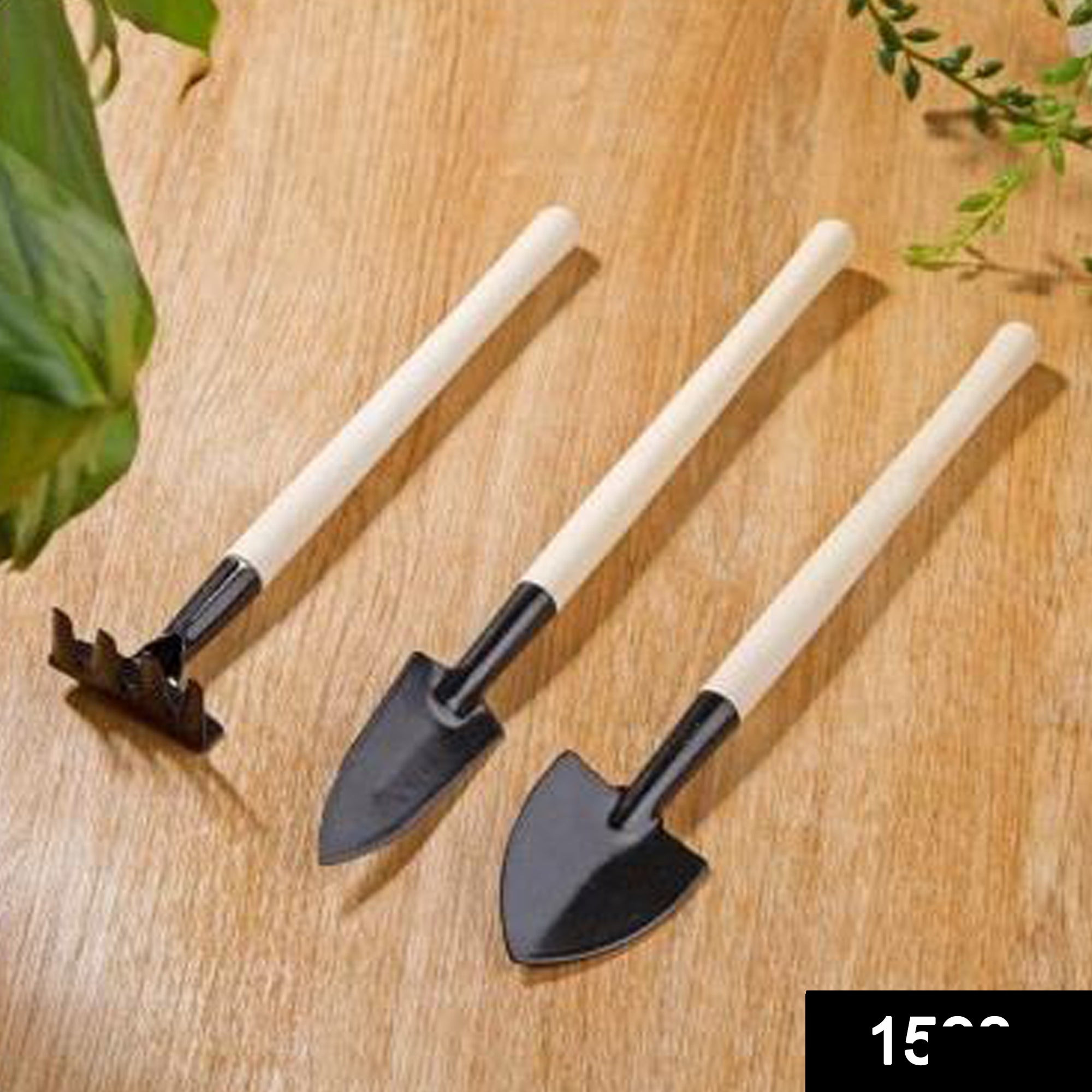 Kid's Garden Tools Set of 3 Pieces (Trowel, Shovel, Rake) - Detailed Feature View 1