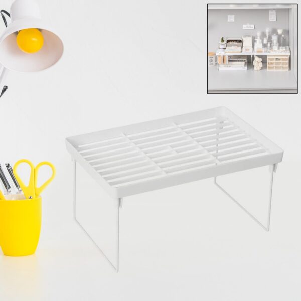 Plastic Bathroom Organizer Kitchen Utility Storage Rack (32×19.5 Cm / 1 Pc)