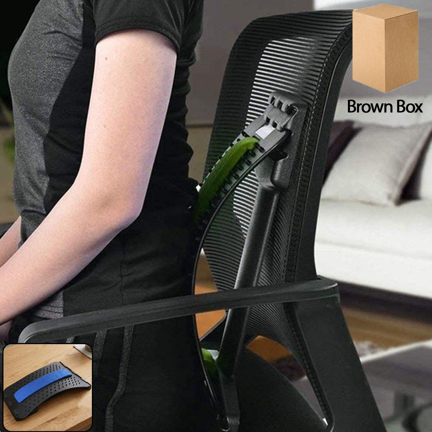 Premium Multi-Level Back Stretcher Posture Corrector Device For Back Pain Relief - Buy Online at Alikart