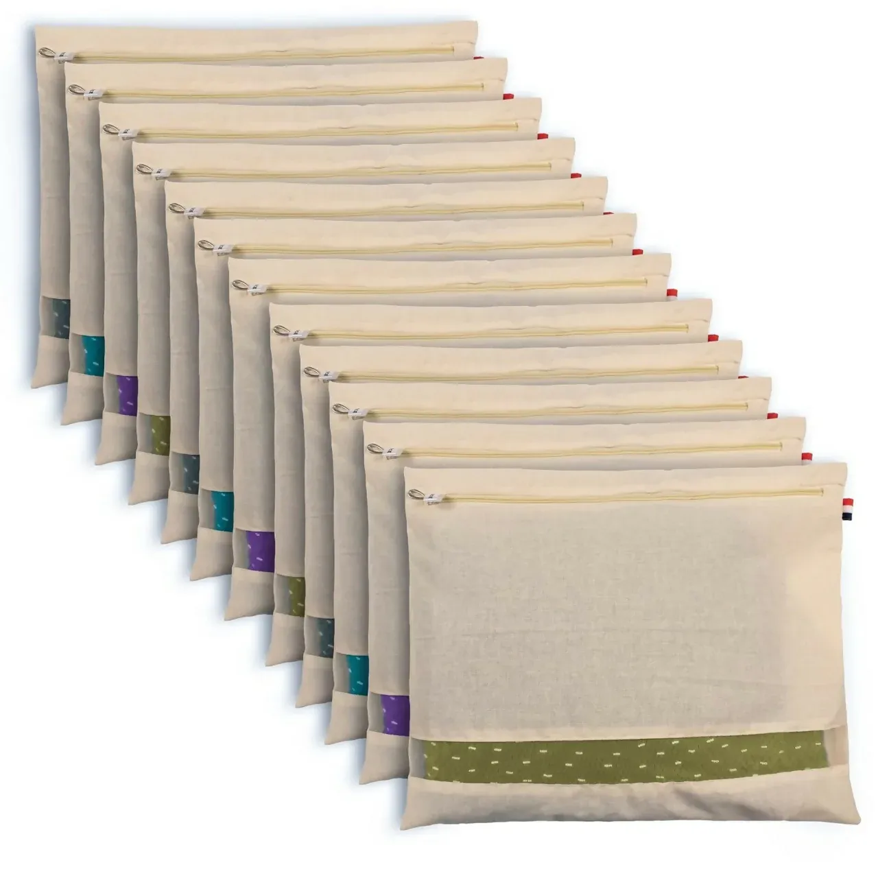 Saree and Garment Storage Organizer Bag set of 3 - Detailed Feature View 1