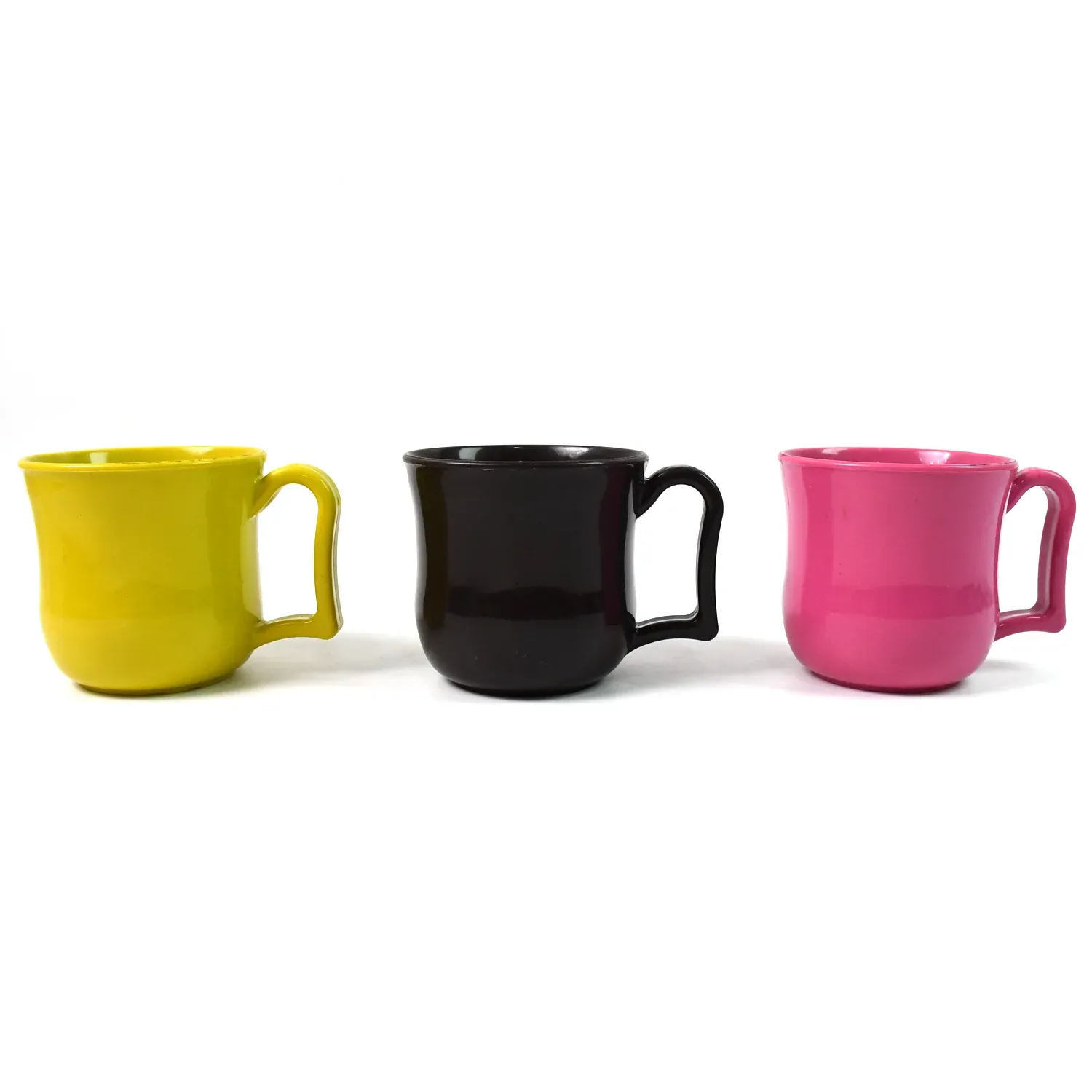 Premium Plastic Coffee / Tea Cups / Mug with Handle (1 Pc / Loose / Mix Color) - Detailed Feature View 4