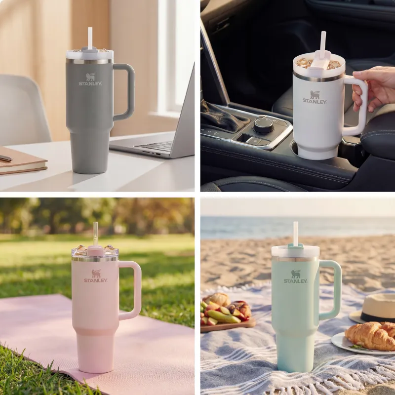 Stanley 1800ml Tumbler – Large Capacity Drinking Tumbler for Water, Juice & Cold Beverages(Random Color-Pack of 1) - Detailed Feature View 2