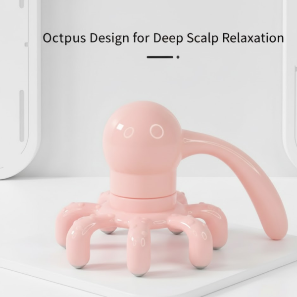 Scalp Relax Octopus Massager โ Long Ergonomic Head Massager for Adults