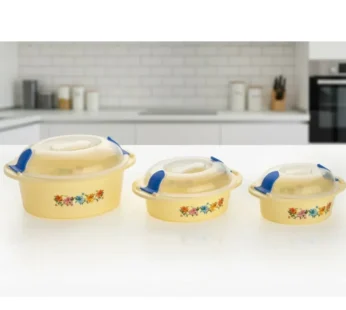 Hot N Fresh Insulated Plastic Casserole Gift Set (3 Pieces)