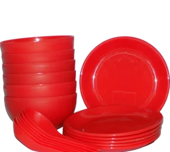 Soup Bowl Set with Spoon and Saucer – 18 pcs