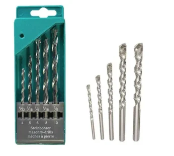 Metal Drill Bit Set (Multicolor, 5-Piece)