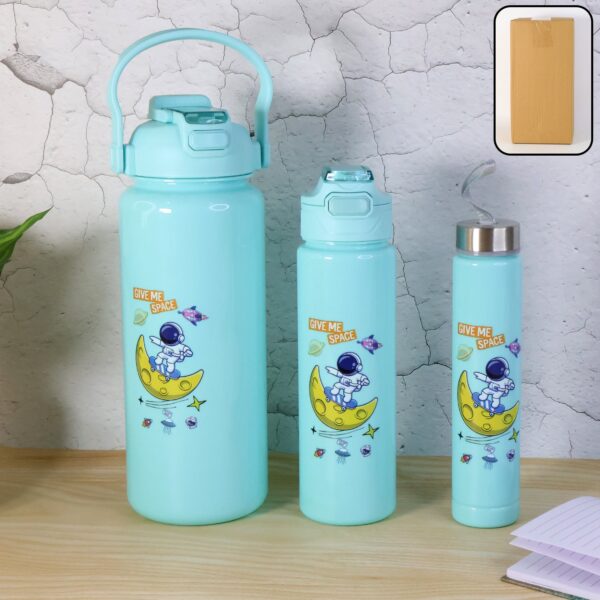 Premium Water Bottles 2000ml + 900ml + 300ml  – (Set)