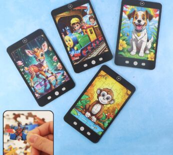 Kids Mini Cartoon Jigsaw Puzzle – 1 Pc Mix Design