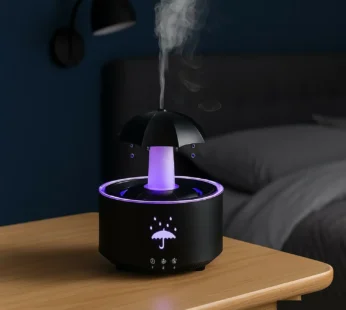 Umbrella Aroma Diffuser with Color Light & Rotating Mist for Home & Bedroom