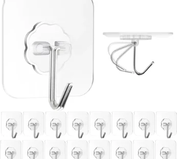 Heavy Duty Flower Adhesive Wall Hooks – (10 Pc / Set)