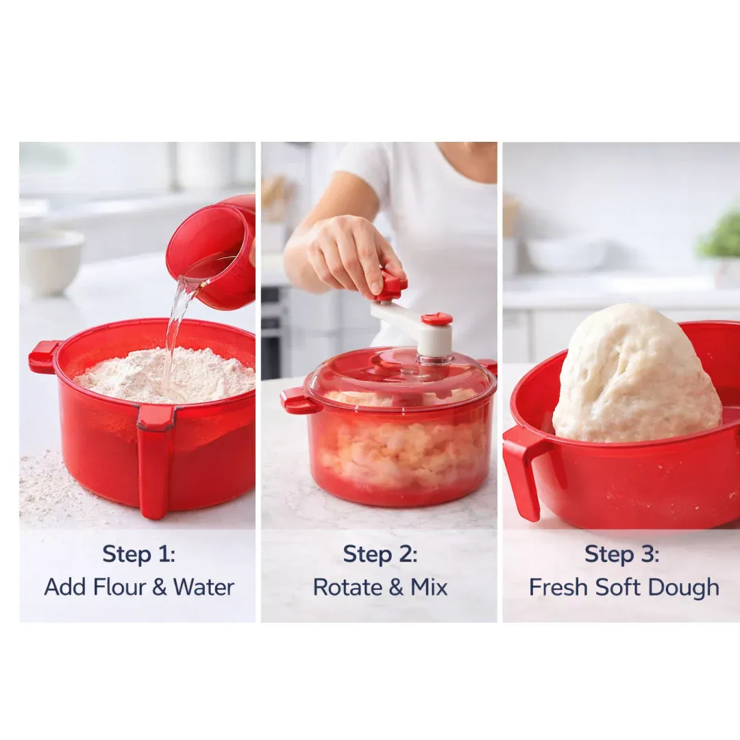 Dough Maker Machine With Measuring Cup (Atta Maker) - Detailed Feature View 2