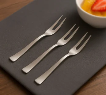 Mini Dessert & Fruit Fork – (3 Pc )