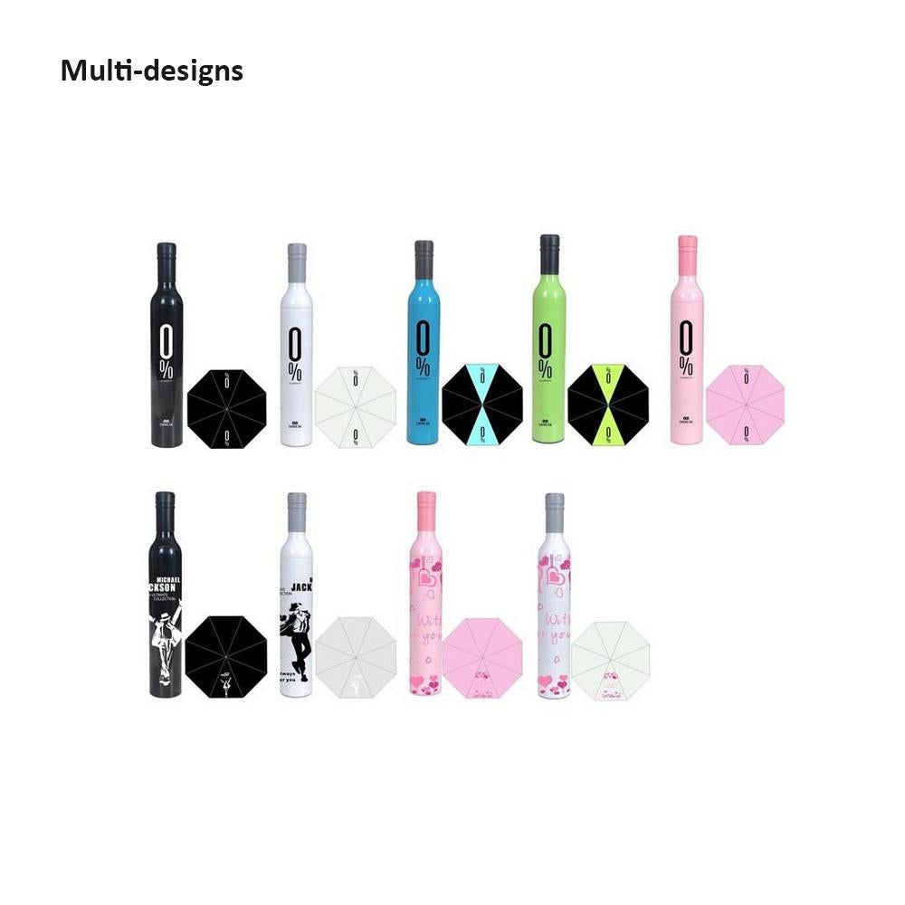 Pocket Folding Wine Bottle Umbrella - Detailed Feature View 8