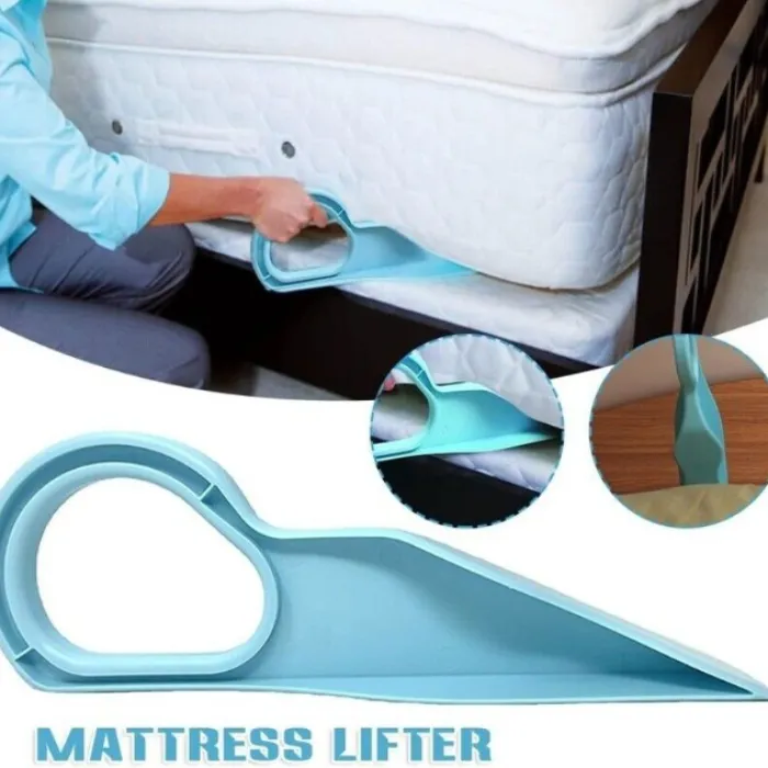 38 cm Bedsheet Mattress Lifter & Tucker Tool – 2-in-1 Mattress Lifter Stand and Wedge Elevator for Easy Bed Making, Lifting & Tucking Sheets (Pack of 1) - Detailed Feature View 3