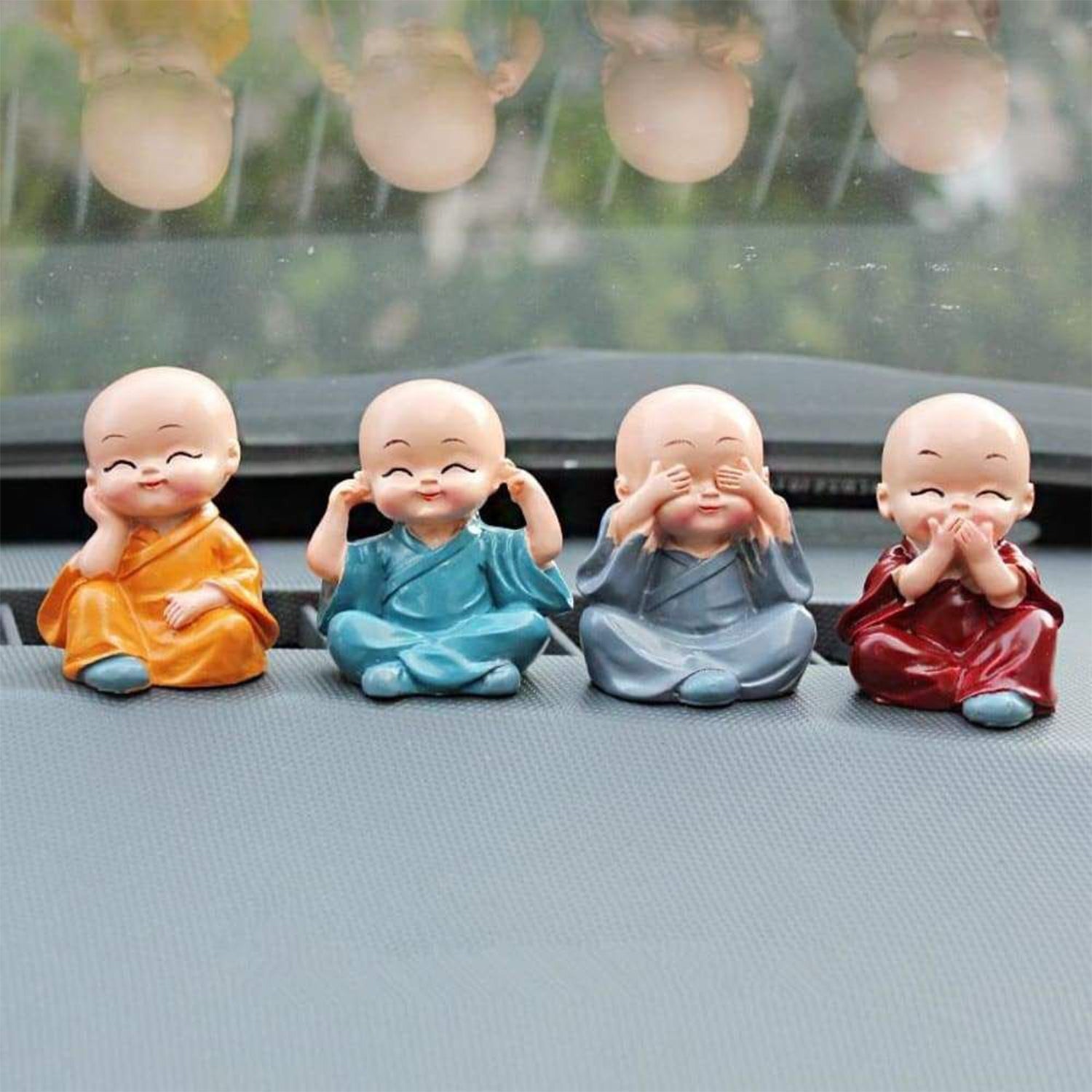 Premium Baby Buddha 4Pc and show piece used for house, office and official decorations etc - Buy Online at Alikart