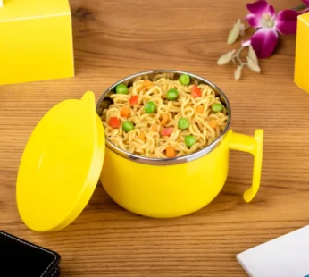 Safe Double-Layer Maggie Bowl with Lid & Handle – Versatile Bowl for Meals