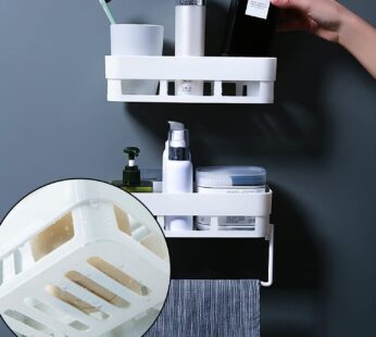 Multipurpose Kitchen Bathroom Shelf Wall Holder Storage Rack Bathroom