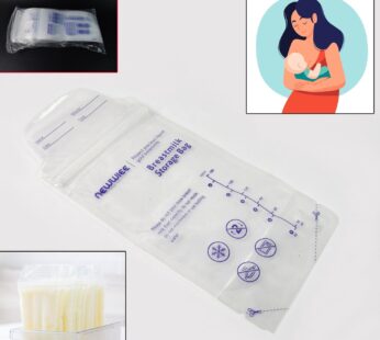 Breastmilk Storage Bags, Double Zipper Seal (60 Pcs Set)