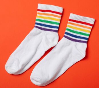 7372 Mix Design Socks Men. ankle Length sports socks with thick cotton cushion