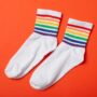 Premium 1 PAIR SOCKS PRINTED TRENDY MULTIPLE DESIGNER SOCKS (1 Pc / Mix Design) - Buy Online at Alikart