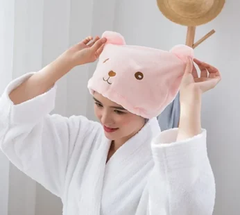 Bear Design Hair Wrap