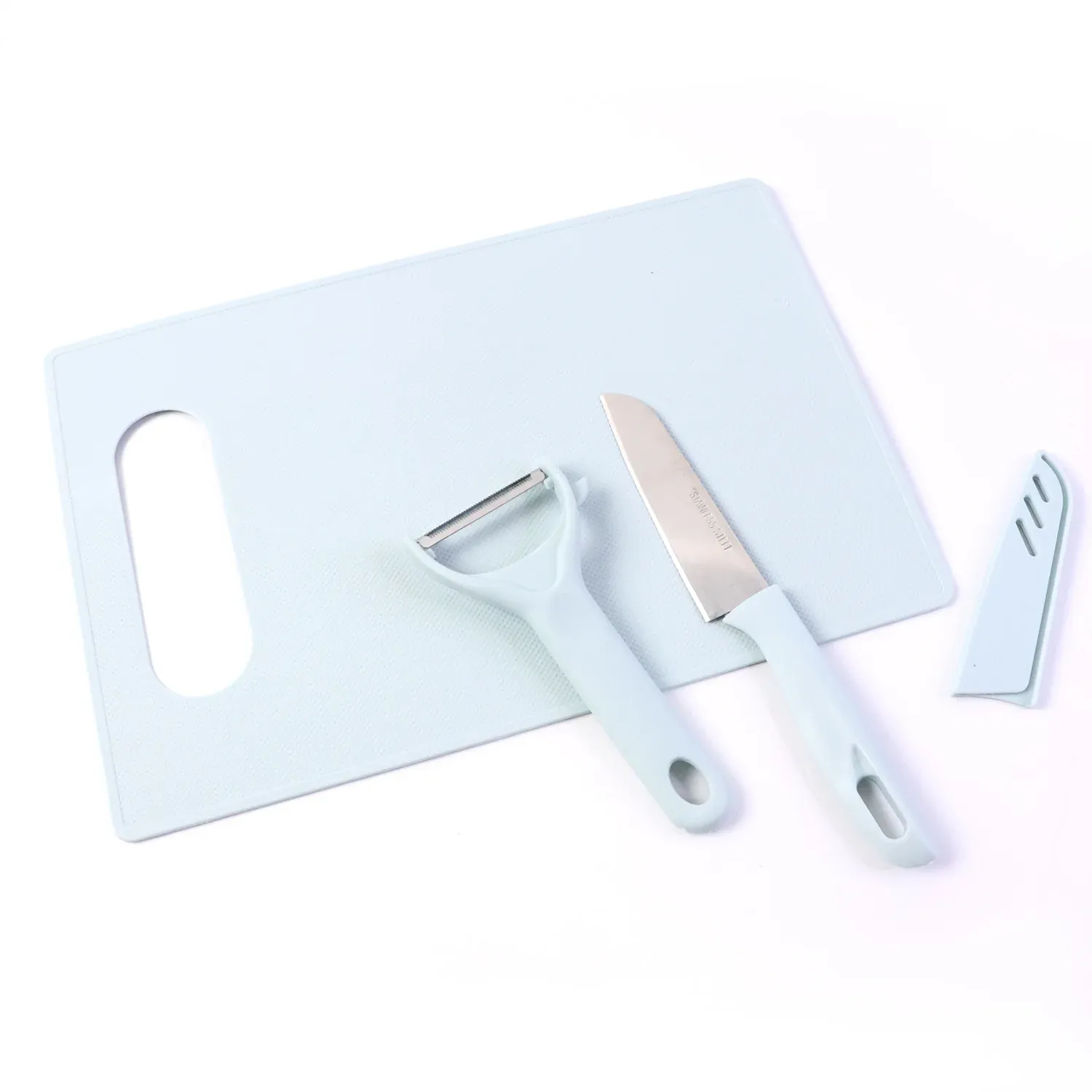 3 in 1 Kitchen Knife & Chopping Board Set (1 Set) - Detailed Feature View 4