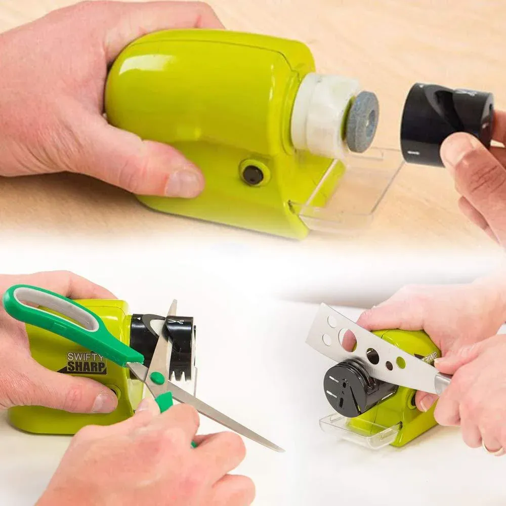 Cordless Motorized Knife Blade Sharpener Tool (Battery Operated) - Detailed Feature View 3