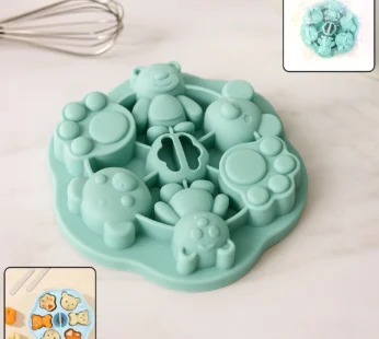 Silicone Kids Cartoon Shape Chocolate, Jelly & Candy Mold (1 Pc)
