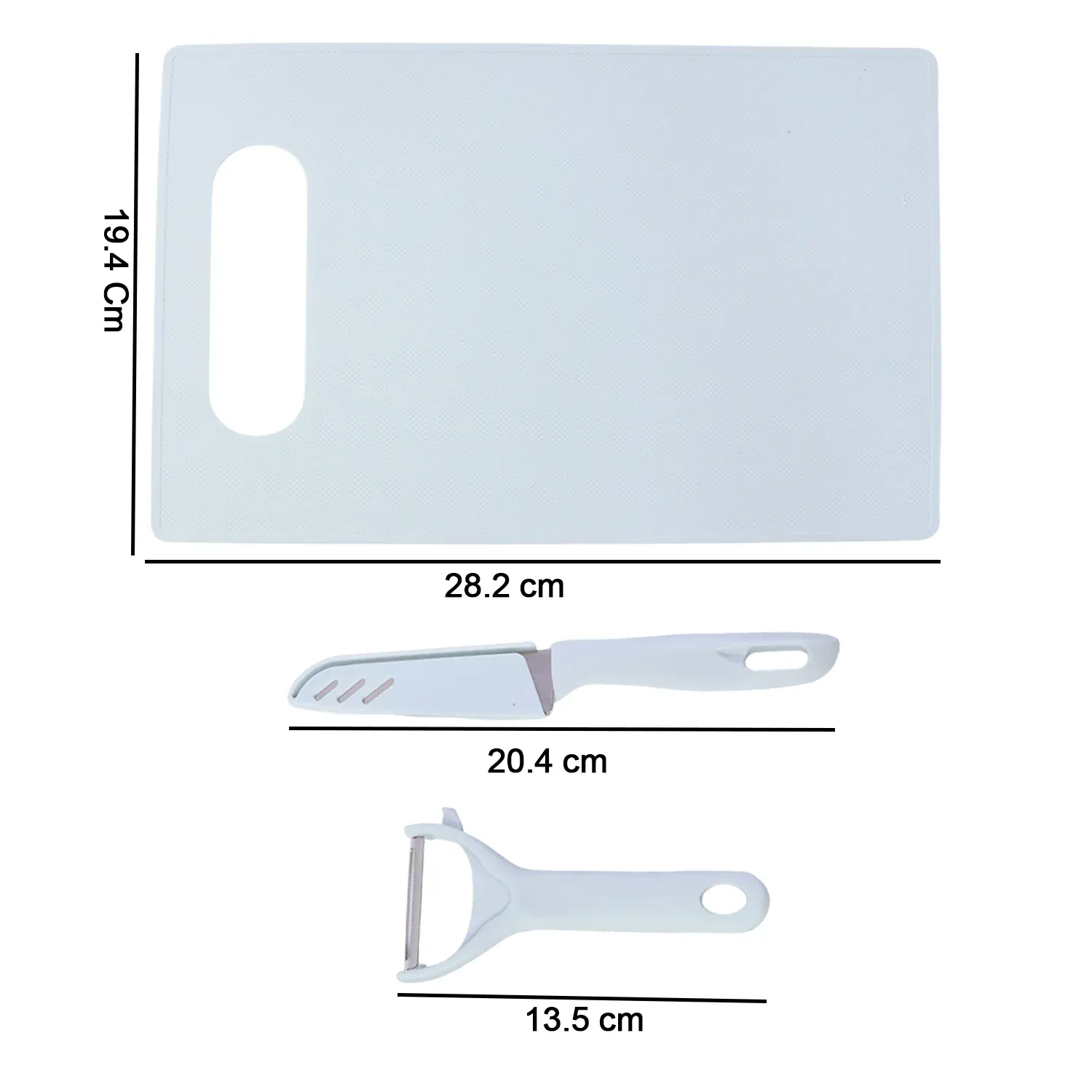 3 in 1 Kitchen Knife & Chopping Board Set (1 Set) - Detailed Feature View 5