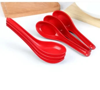 Microwave Safe, Unbreakable, Colorful Soup / Dessert Spoons, Food Grade Set of 6 Pcs