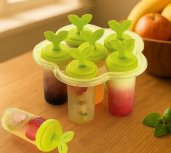 6 Cavity Ice Candy Maker For Making Ice Candies And All Easily.