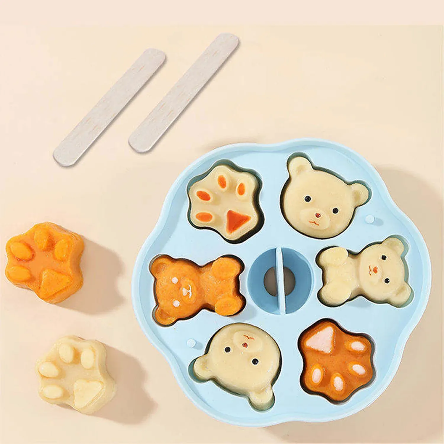 Silicone Kids Cartoon Shape Chocolate, Jelly & Candy Mold (1 Pc) - Detailed Feature View 2