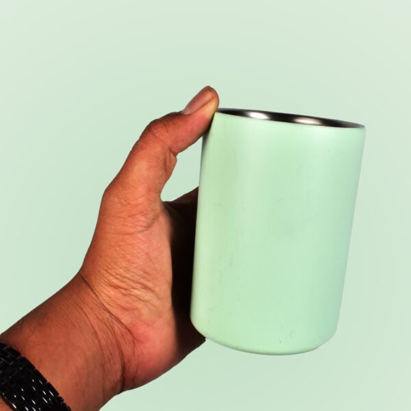 Vacuum Glass 304 Stainless Steel Home Office Lidless Anti-Scald Water Cup Drink