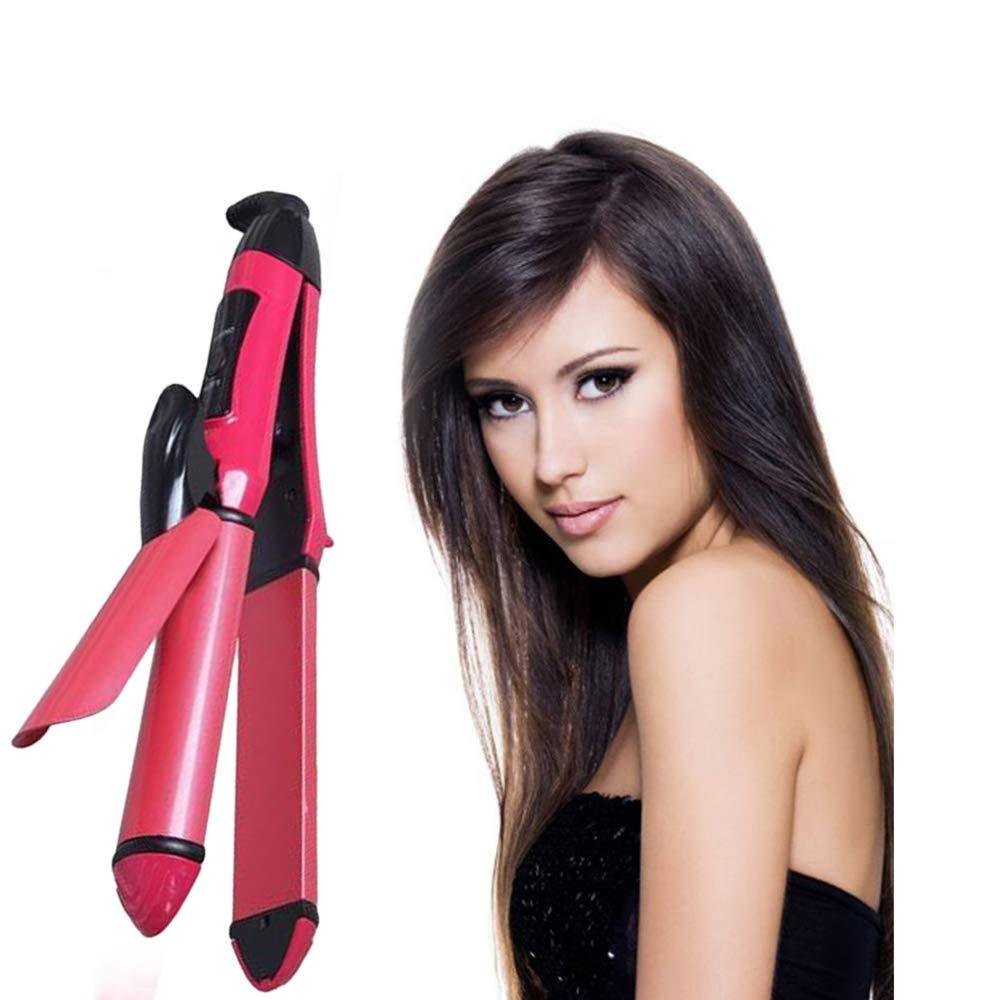 Premium 2-in-1 Hair Straightener & Curler – Heating Iron for Styling Hair & Accessories - Buy Online at Alikart