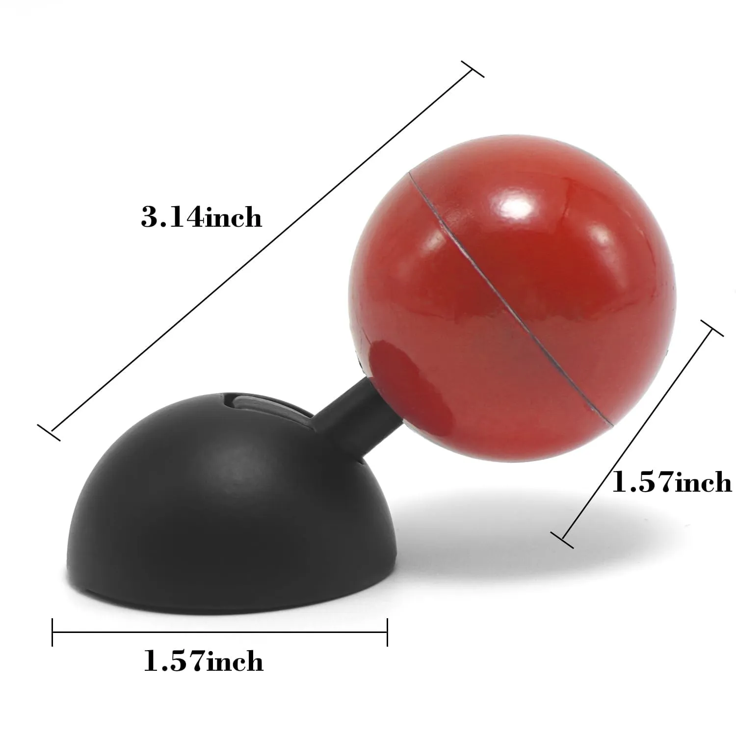 Ball-Shaped Start Button Rocker – Stylish Engine Start Cover for Car Interior Decoration - Detailed Feature View 2