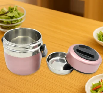 Leak-Proof Thermos Flask: Keeps Food Hot & Fresh (Stainless Steel, Multi-Color)