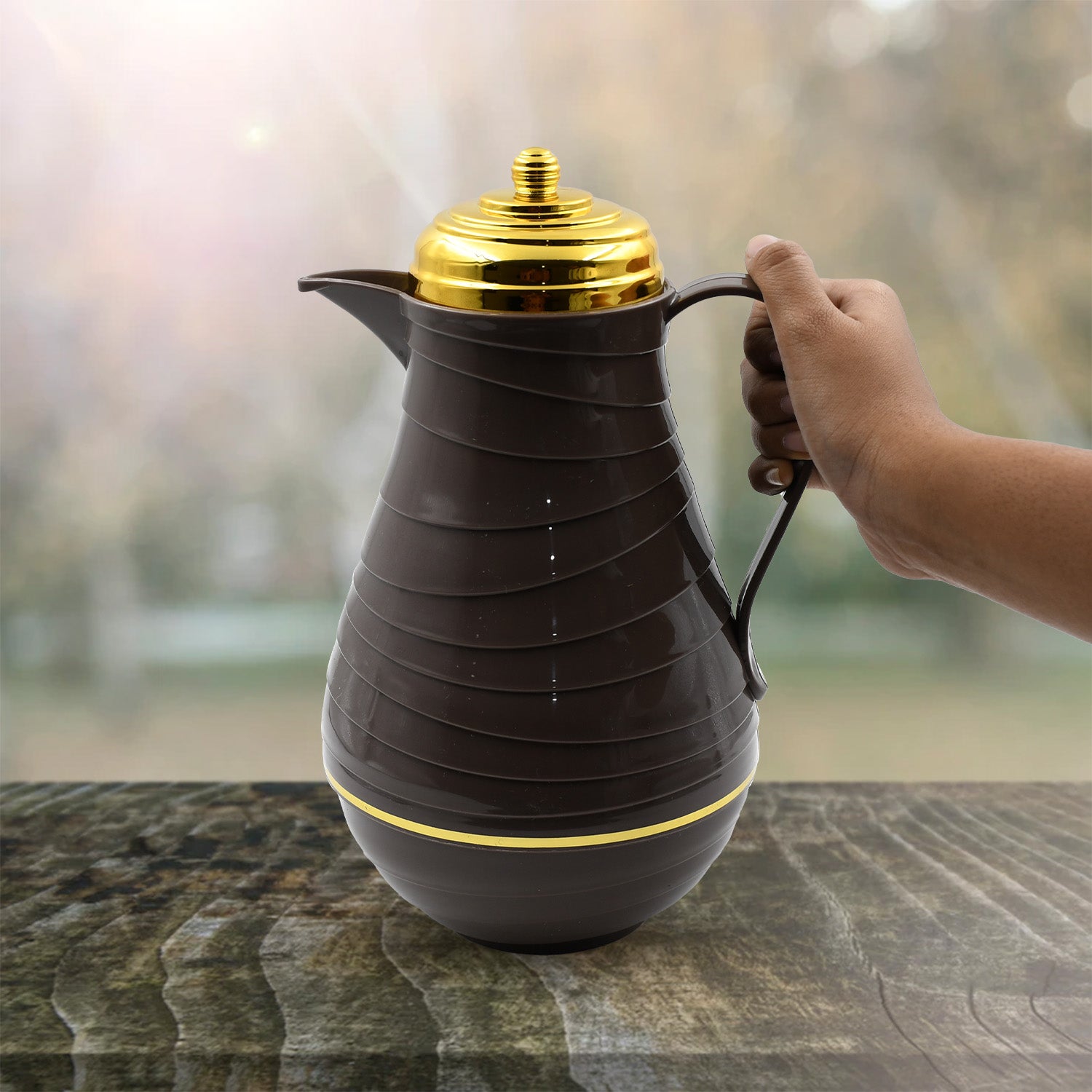 Premium Insulated Tea Kettle Hot and Cold Premium Tea Kettle 1Ltr Kettle | Easy to Carry | Leak Proof | Tea Jug | Coffee Jug | Water Jug | Hot Beverages - Buy Online at Alikart