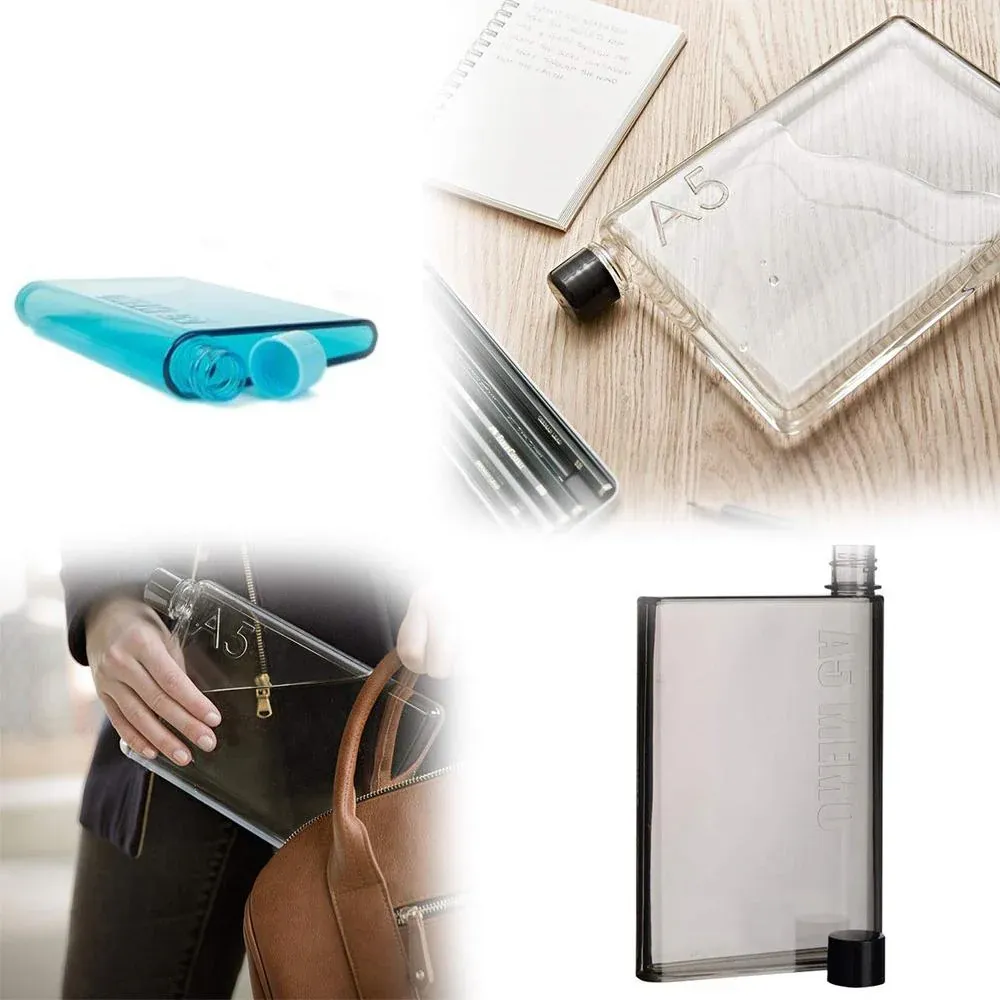 A5 Size Notebook Plastic Bottle (Any Color) - Detailed Feature View 2