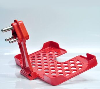Multi-Purpose Wall Holder Stand for Mobile Charging (Red)