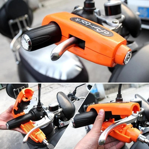 Heavy Duty Bike Brake Lock – Secure Locking System Handlebar and Brake Lever Grip